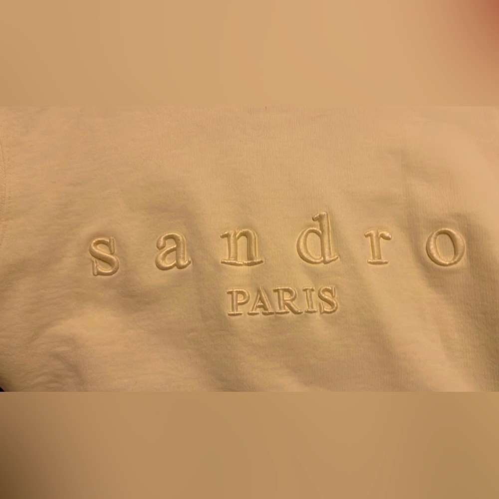Sandro crew sweat shirt